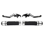 Folding Extendable Brake Clutch Lever Grip Set for Yamaha XMAX 250 300 (2017-2023)