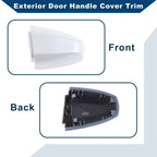 Exterior Door Handle Cover Trim for BMW X1 X5 F15 X6 F16 (2014 - 2019) White
