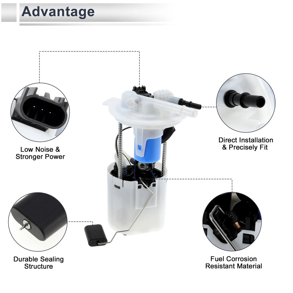 Fuel Pump Assembly for Chevy Impala (2008–2011) V6 3.5L No. 19168393