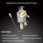 A041D736 Carburetor for Onan Cummins Microquiet 4000 (4KYFA26100)