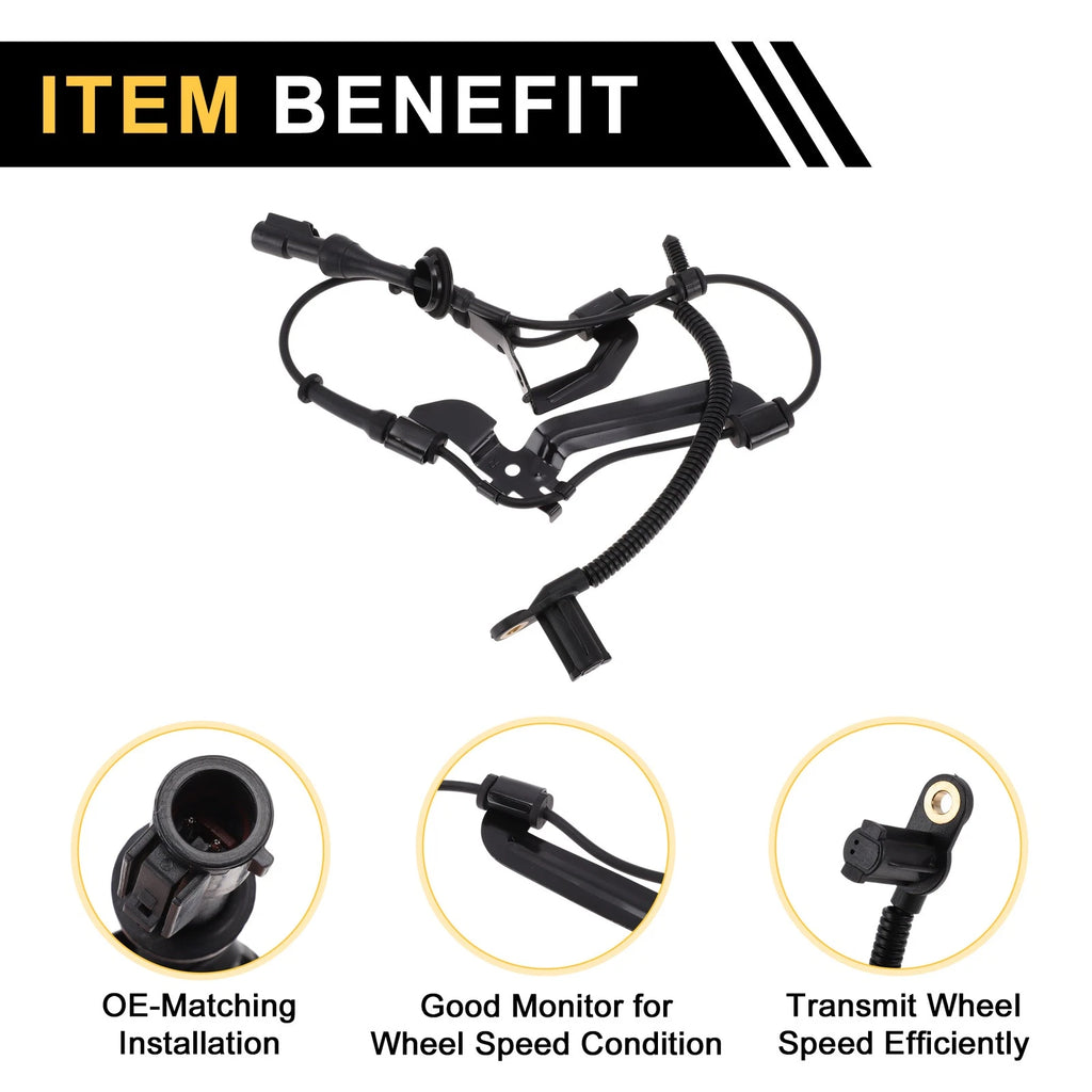 ABS Wheel Speed Sensor No.YL8Z2C204AA for Ford Escape (2001–2008) 1Pc Right Front