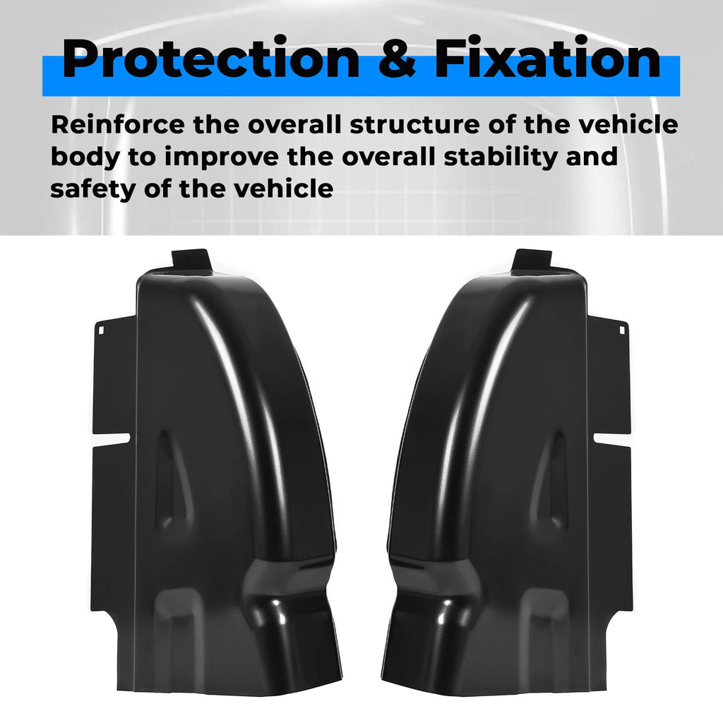 Set of 2 Cab Corners for Dodge Ram 1500 2500 3500 Quad Cab (2002–2008)
