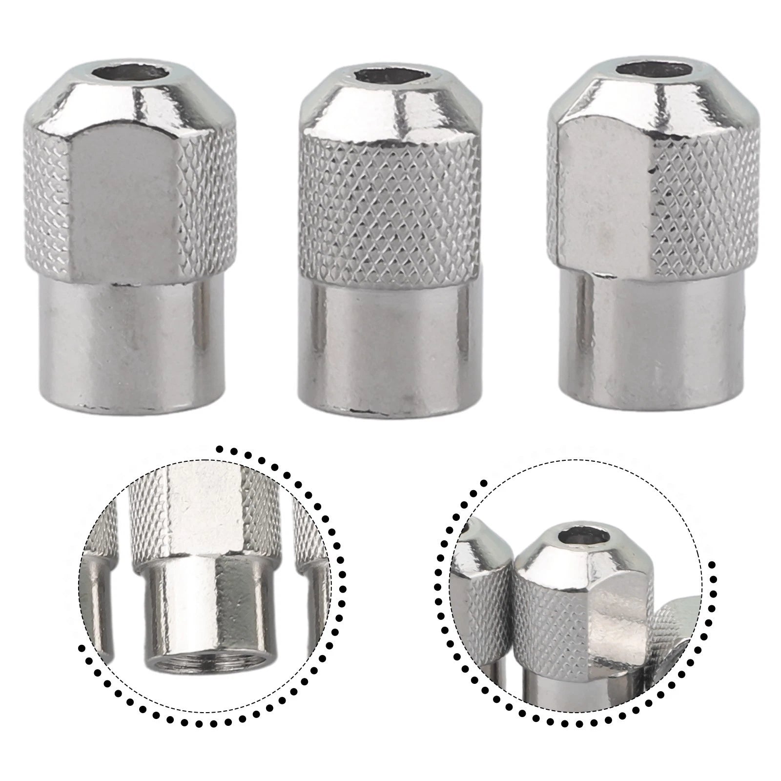 3X 80.75mm Electric Grinder Chuck Nuts