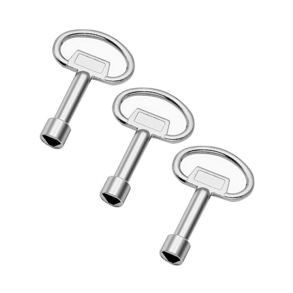 3PCS Aluminum Triangle Keys for Residential Valve Faucet Fire Hydrant