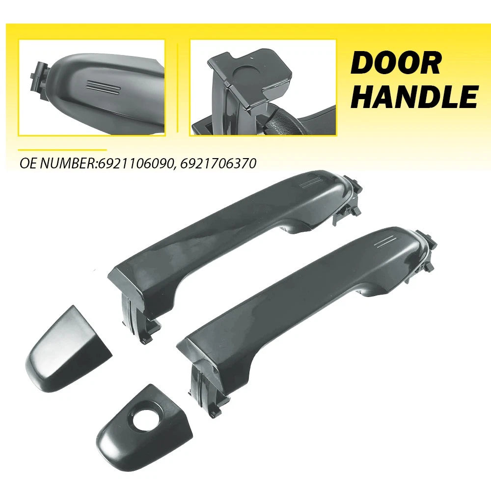 Set of 2 Exterior Door Handles for Toyota Camry (2012–2017)