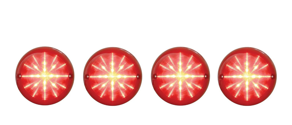 LED Tail Brake Lights Rear Set for 1980-1982 Chevy Corvette Bubble Style