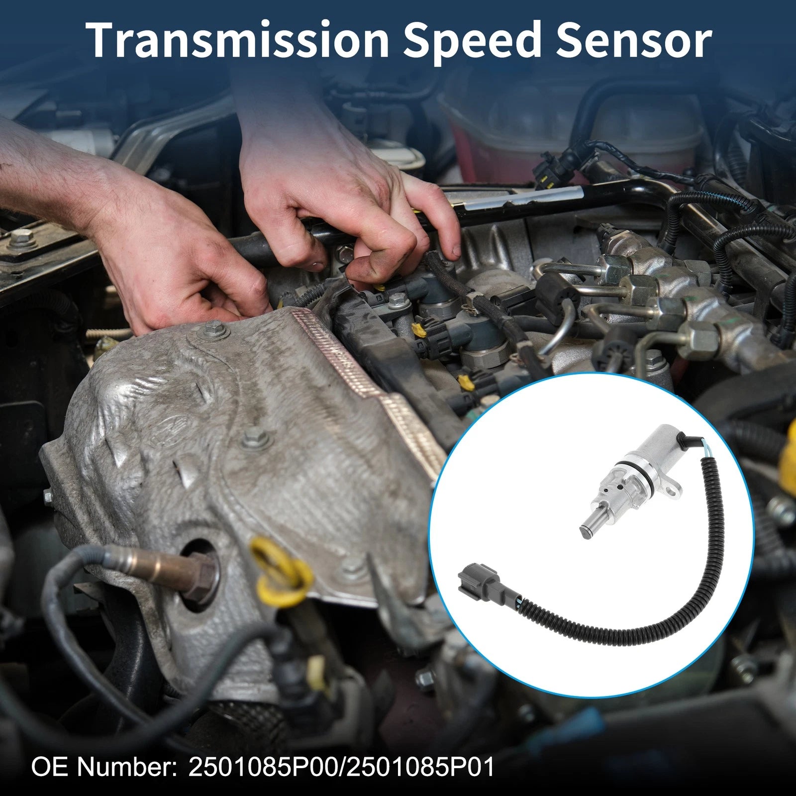 1 Pc Transmission Speed Sensor No.2501085P00 for Nissan Frontier (2001–2002)