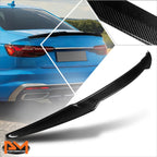 Carbon Fiber V-Style Rear Trunk Lid Spoiler for Audi A4 Quattro (2017–2021)