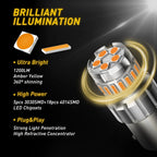 2X Amber LED Turn Signal Light Bulb for Make Model
