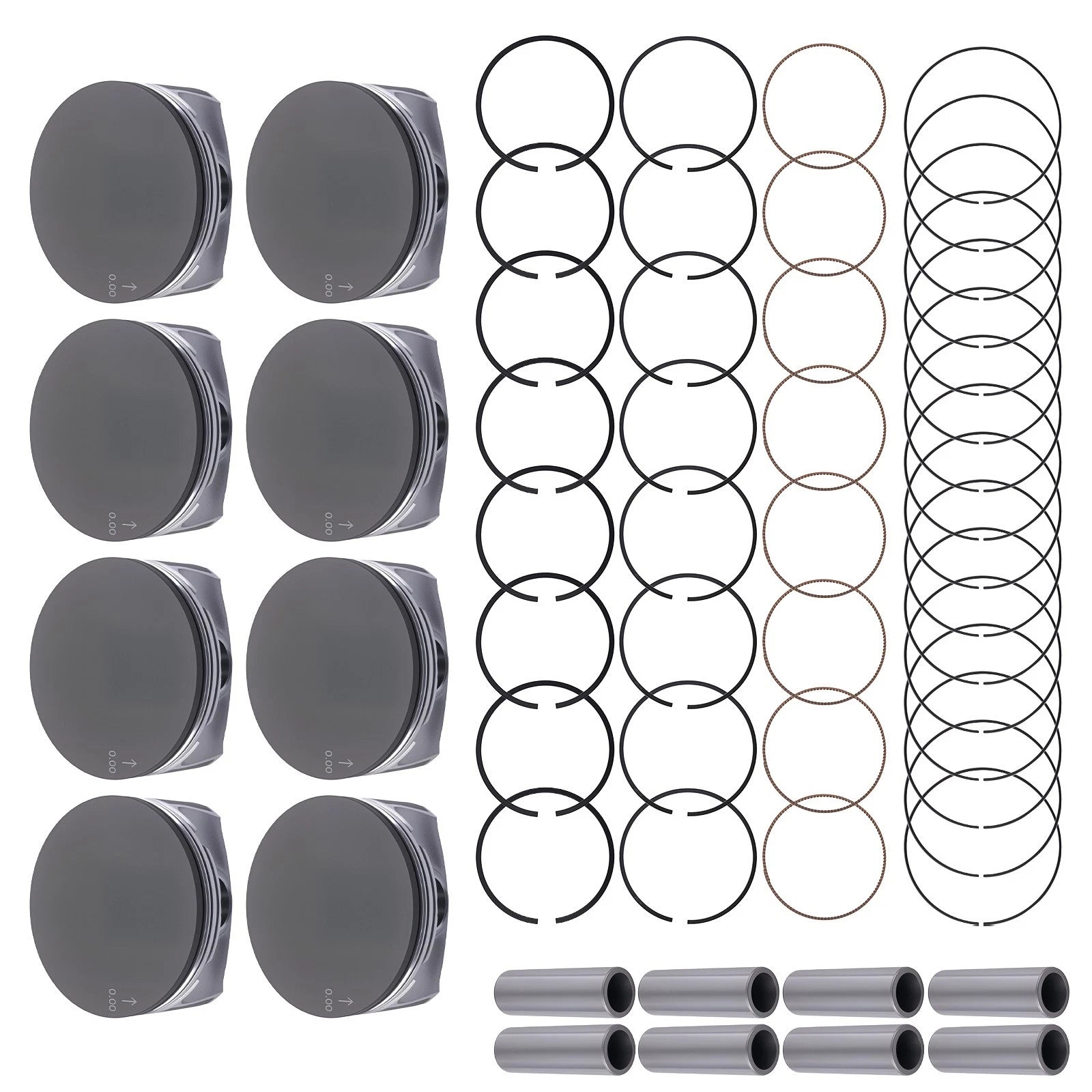 Pistons & Rings for Chrysler Aspen, Dodge 1500/2500, Jeep Ram 5.7L HEMI (2009–2016)