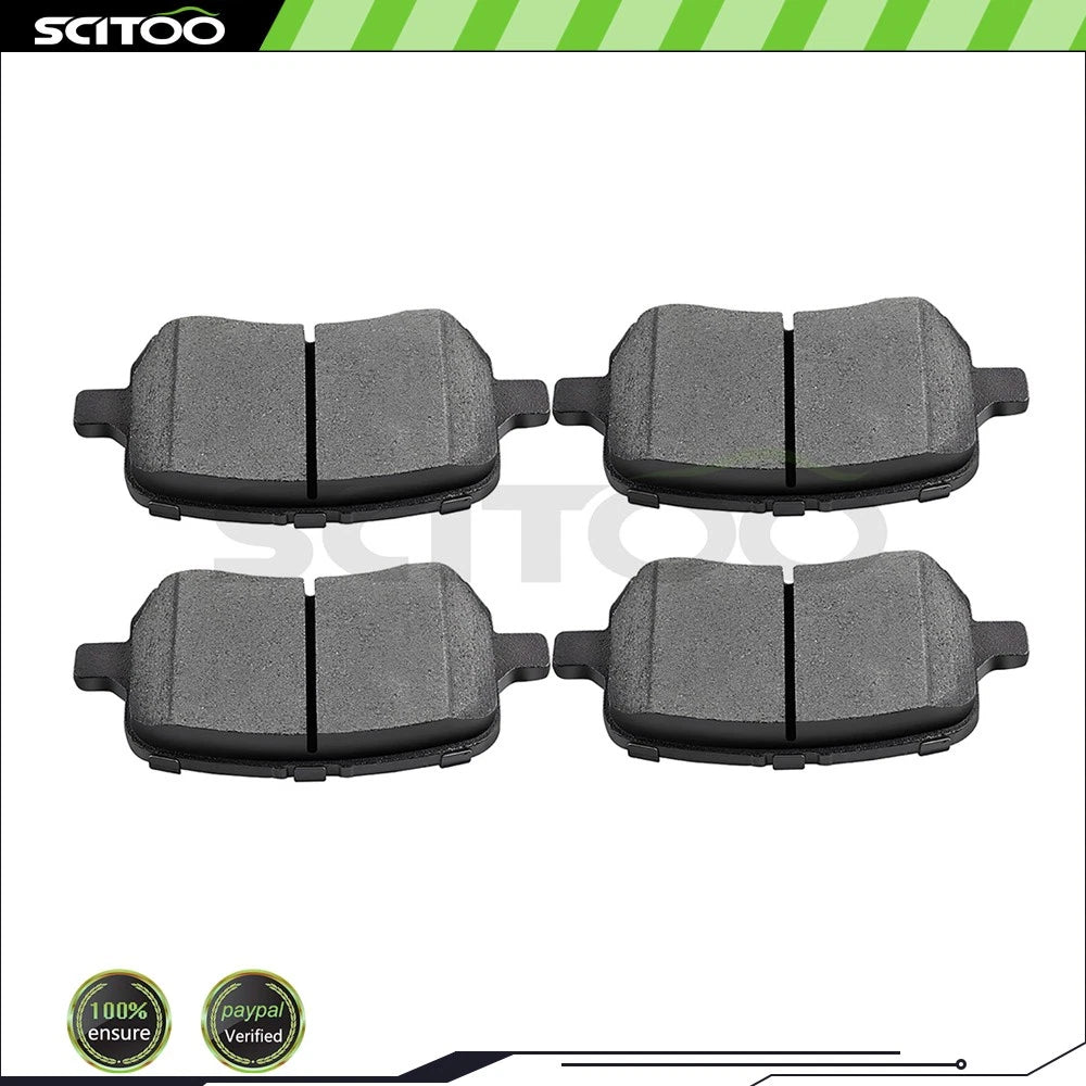 Set of 4 Front Ceramic Brake Pads for Chevy Pontiac Saturn