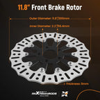 Floating Front Brake Rotor Disc for Harley-Davidson Trike (2009–2019)