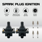 2 Ignition Coils + 4 Spark Plugs for Mercedes-Benz C280 C36 AMG E320 S320 (1994–2002) UF527