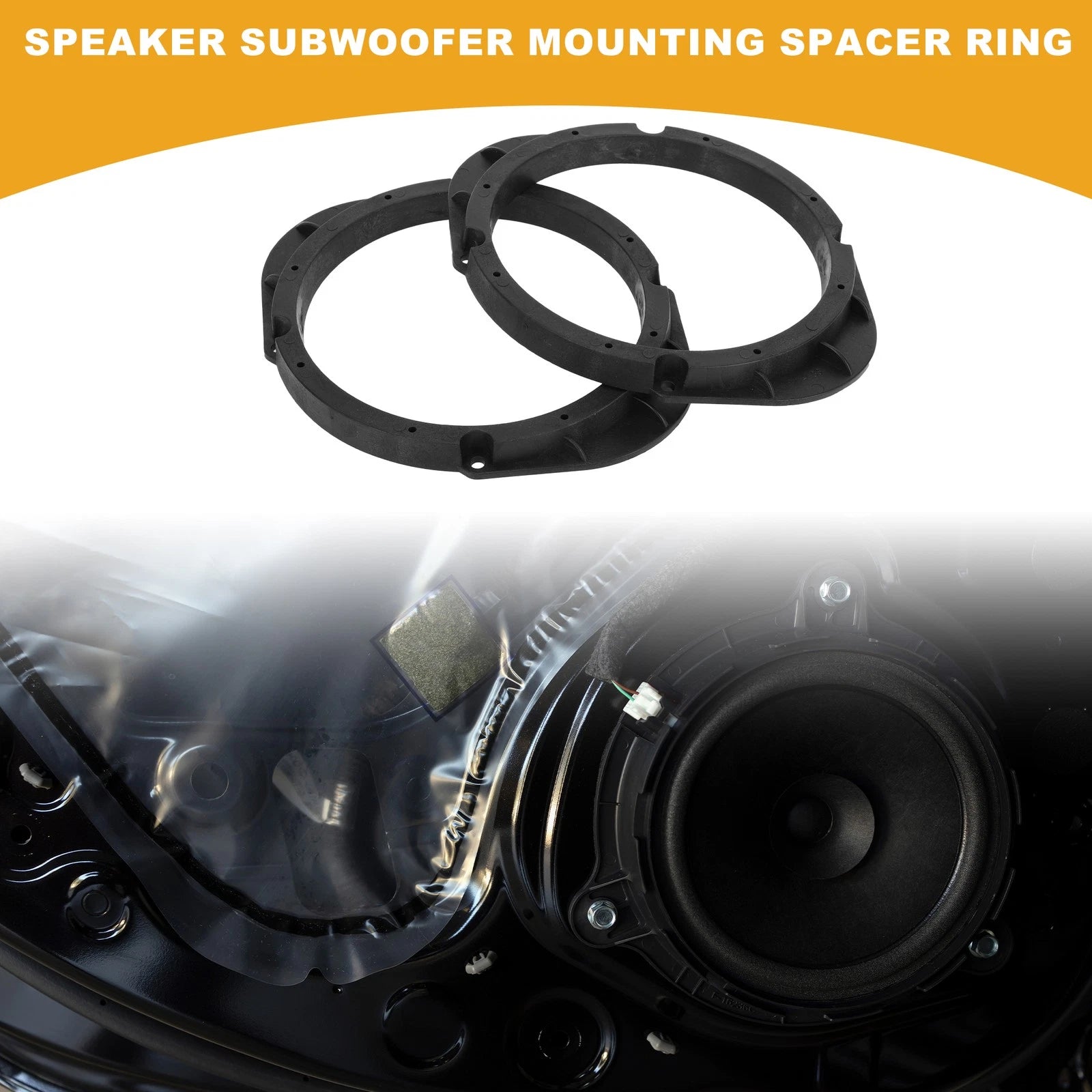 2X Speaker Spacer Ring 5x7" to 6.5" Adaptor for Mazda 