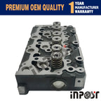 Complete Cylinder Head for Kubota Bobcat 238 325 328 (D1703 D1703E D1703B D1703EB)