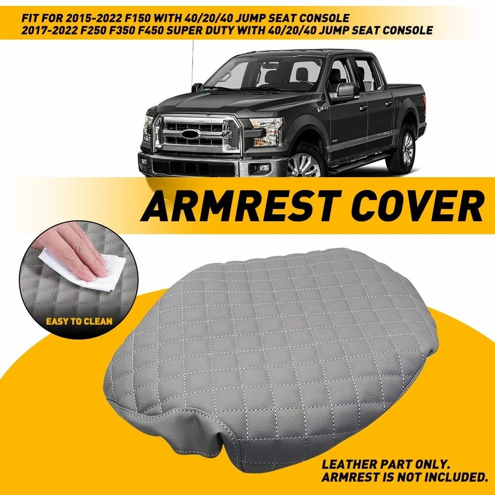 Console Armrest Cover Pad for Ford F250 F350 Super Duty (2017–2022)