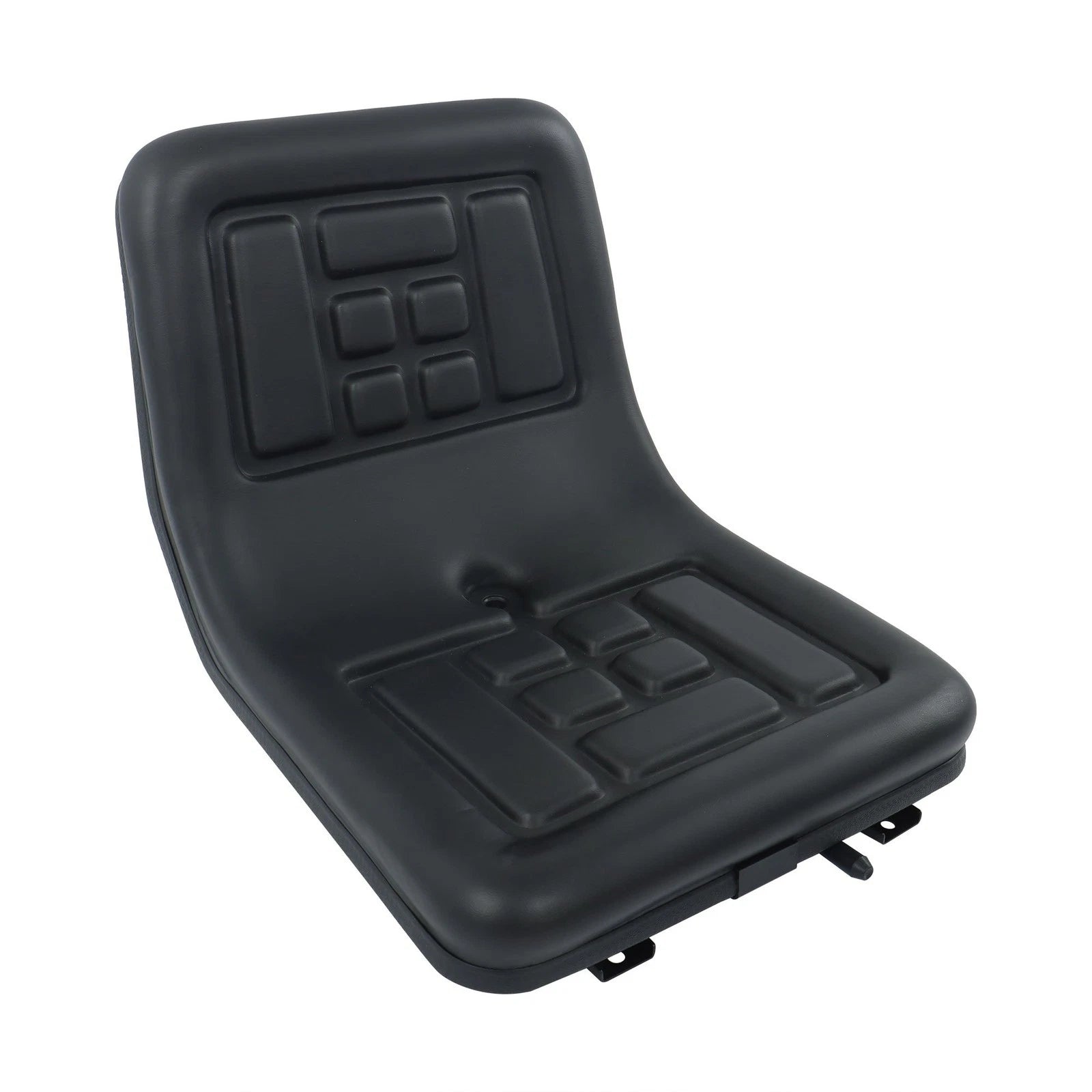 Universal Compact High Back Lawn Tractor Seat with Mounting Bolt Patterns