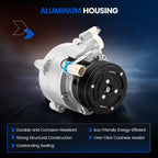 AC Compressor for Chevrolet Sonic (2013–2020) & Buick Encore GX (2020–2021) 1.4L 1.2L 1.3L