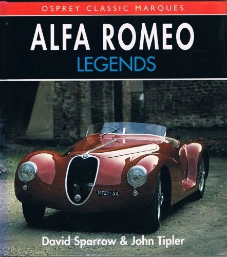 Alfa Romeo Legends Book for Car Enthusiasts 