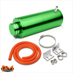 Coolant Recovery Overflow Tank for Universal Vehicles (8.5" x 3", Green)