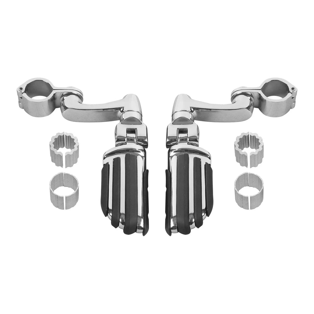 Chrome Highway Footpeg Pegs 25/32/35mm for Honda Harley Touring Dyna