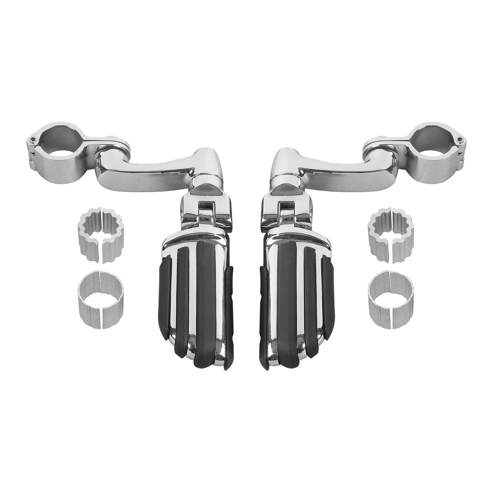 Chrome Highway Footpeg Pegs 25/32/35mm for Honda Harley Touring Dyna