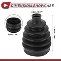 Outer CV Joint Boot Kit with Clamps for Honda Civic (2017-2021)
