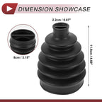 Outer CV Joint Boot Kit with Clamps for Honda Civic (2017-2021)