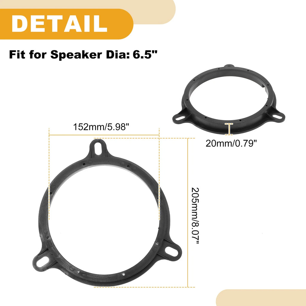 2X Speaker Spacer Ring Adapter for Mazda CX-5 (2013–2022)