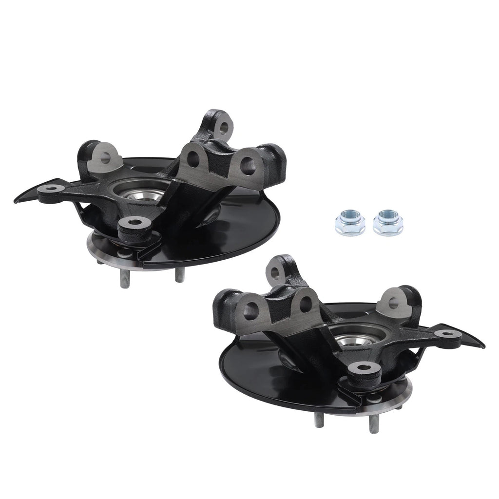 Pair Front Wheel Steering Hub Knuckle Assembly for Honda Pilot (2003–2004)