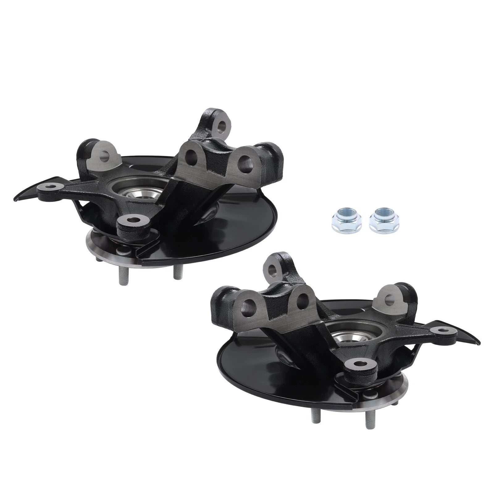Pair Front Wheel Steering Hub Knuckle Assembly for Honda Pilot (2003–2004)