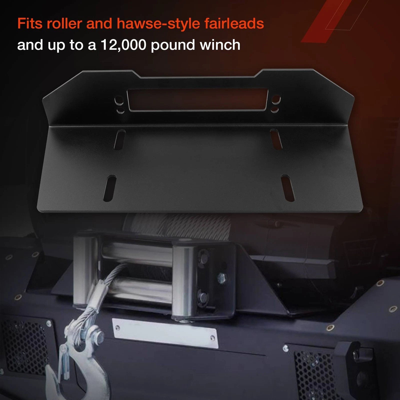 Winch Mounting Plate for Jeep Gladiator JL JT (2019-2023)