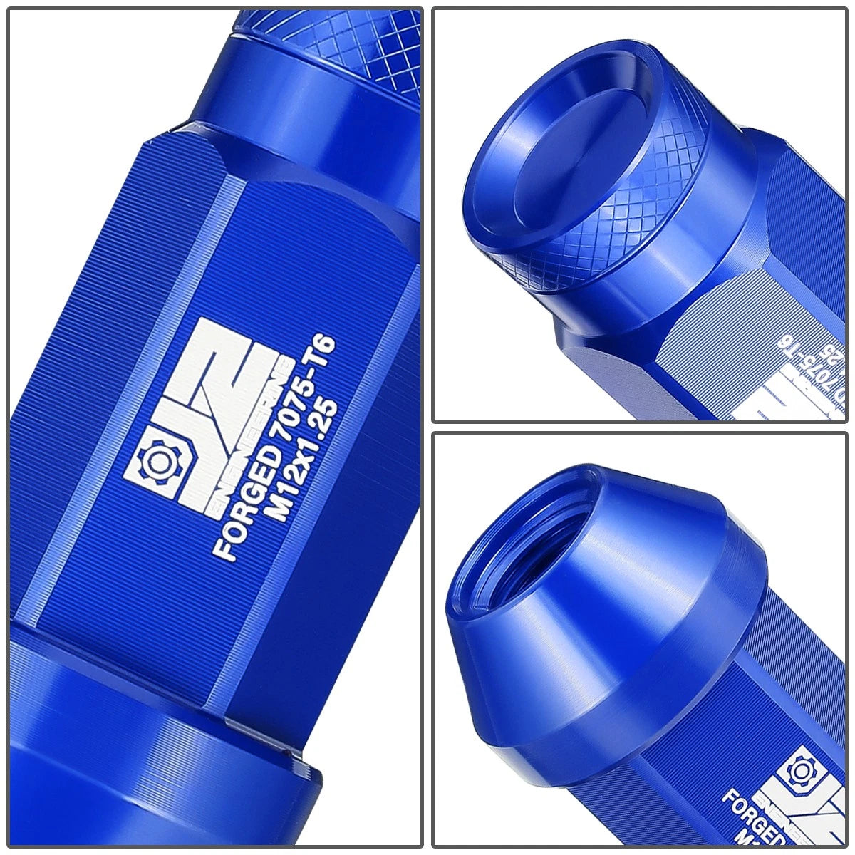 Set of 20 Closed End Lug Nuts M12 X1.25 24mm OD for J2 Engineering