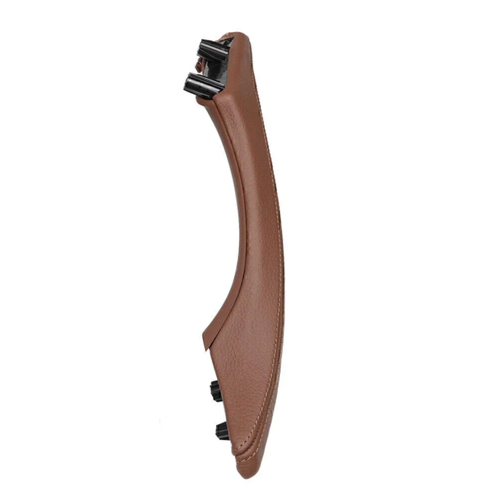 Left Side Red Door Trim Pull Handle Real Leather for BMW 5 Series (2010-2017)