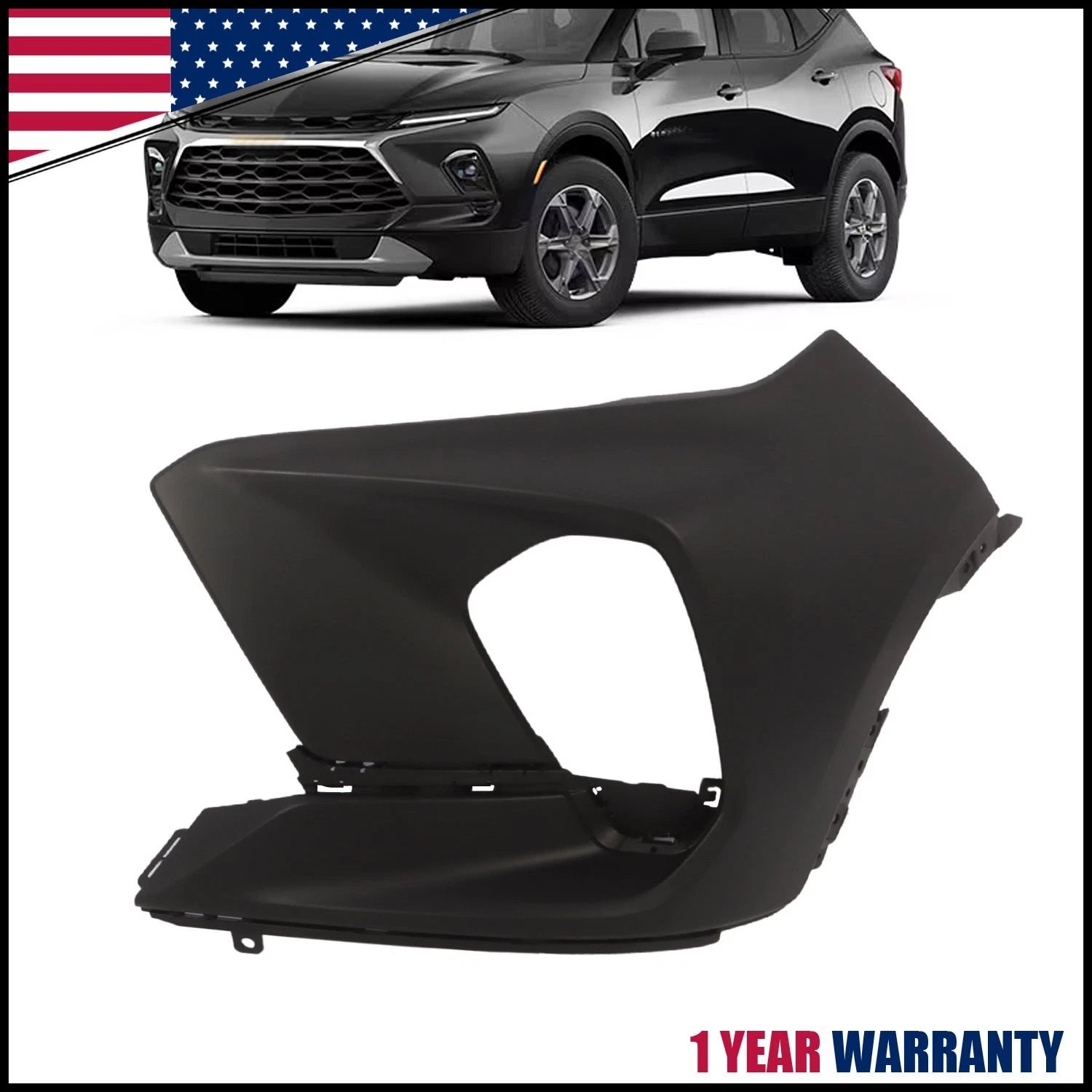 Front Left Driver Bumper Side Cover for Chevrolet Blazer (2023–2025) 42755332