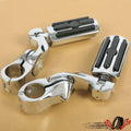 1-1/4" Highway Crash Bar Foot Pegs for Harley Touring Road Glide