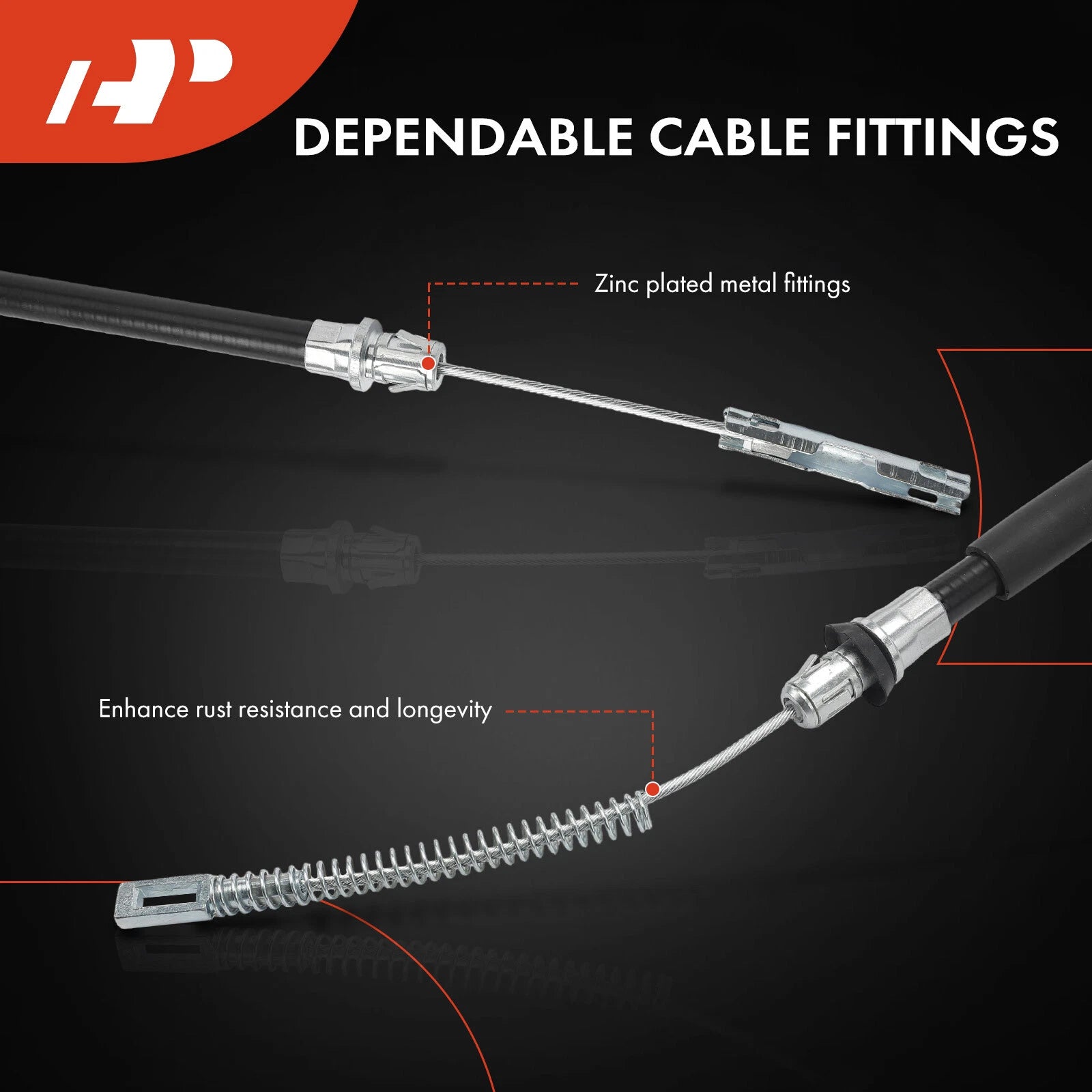 Rear Right Parking Brake Cable for Ford F-150 (2006–2008)