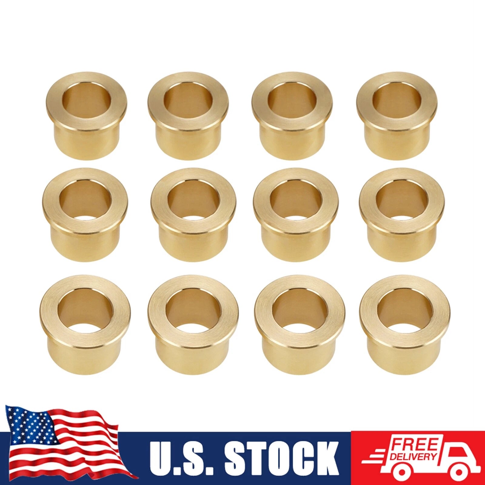 Set of 4 Upper & Lower A-Arm Control Bushings for Yamaha Raptor 125 250 660 700