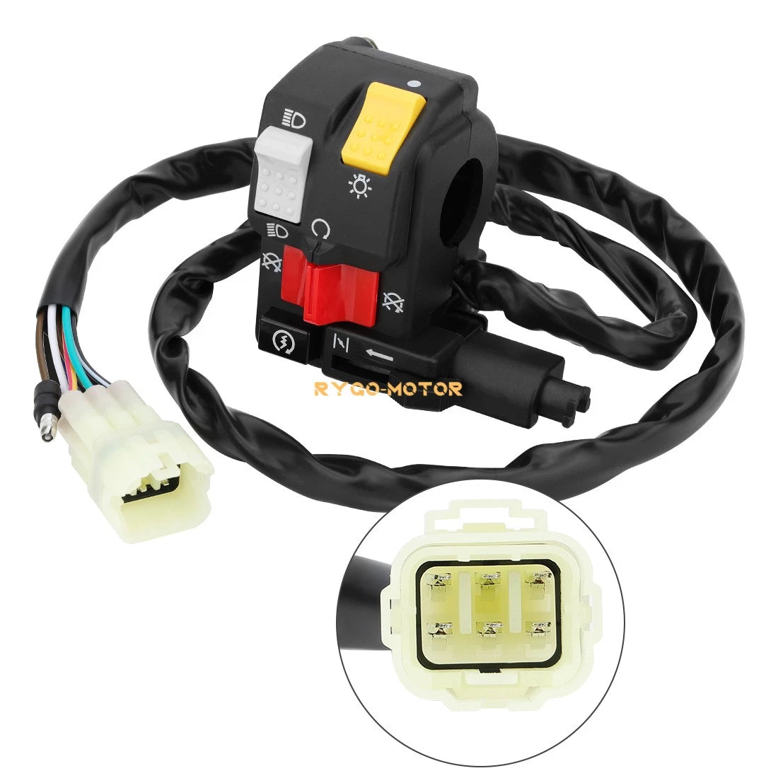 Handlebar Start Stop Light Choke Switch for Honda Foreman 400 TRX400FW (1995–2003)