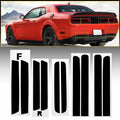 Smoke Tint Tail Light and Side Markers Decal for Challenger (2015–2023)