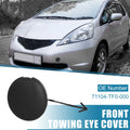 Tow Hook Cover for Honda Jazz Fit GE (2008–2010) 71104-TF0-000 Black