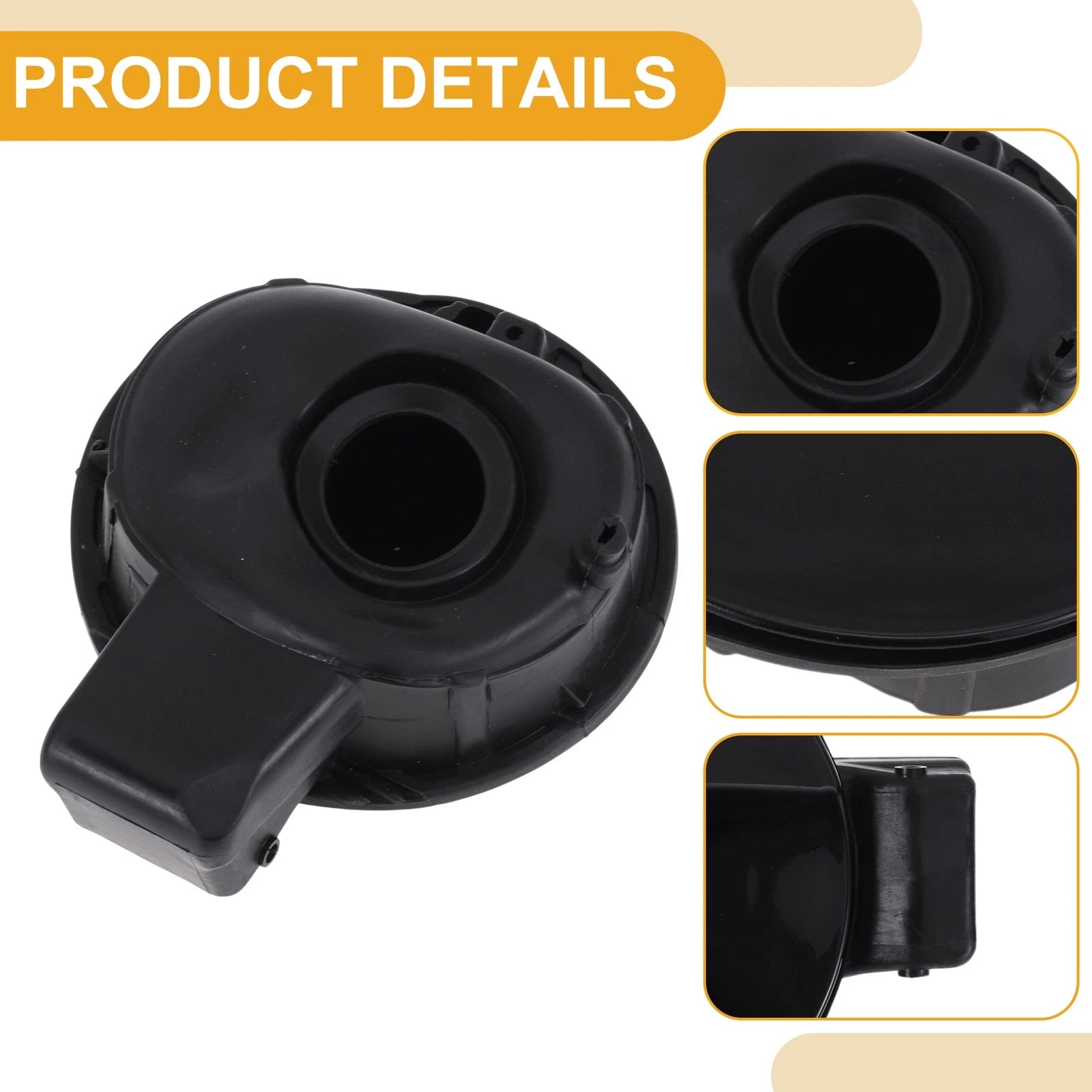 Fuel Tank Door Cap for Volkswagen Magotan (2012–2016) No.3AD809857 Black