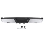 Chrome/Black Rear Bumper Assembly for Ford F-150 (2015–2020)