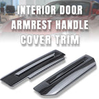 Carbon Fiber Car Interior Door Armrest Handle Cover Trim for Ford Mustang