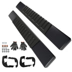Black Side Step Running Boards for Silverado Sierra HD (2007–2019)
