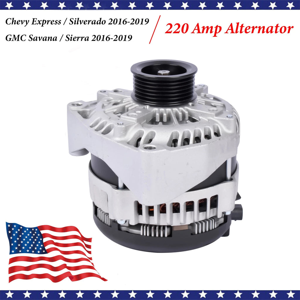 Alternator for Chevrolet Express 2500 3500 GMC Sierra 3500 HD (2015-2020)