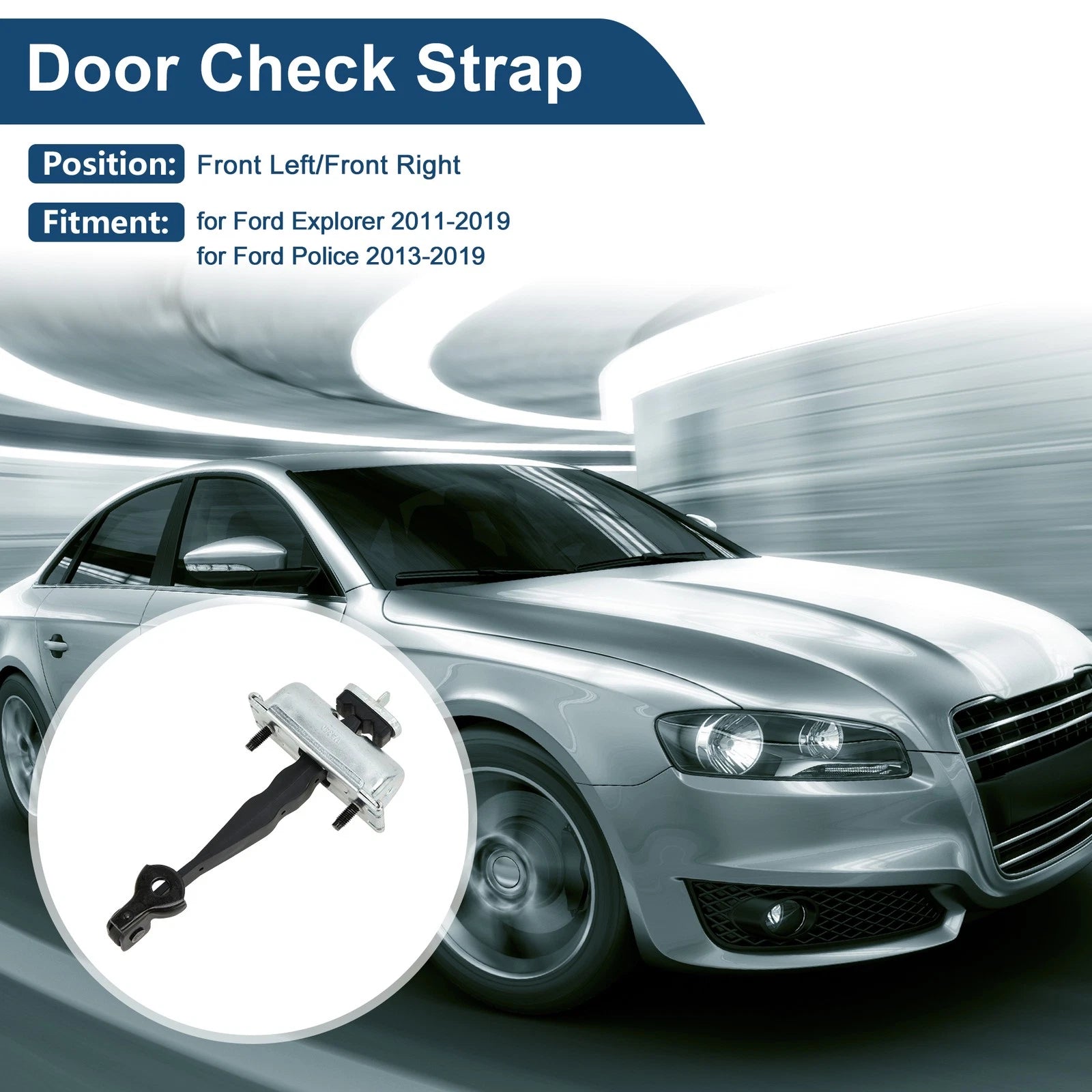 Door Check Strap for Ford Police Interceptor Utility 3.5L (2013–2019) No.BB5Z7823552A