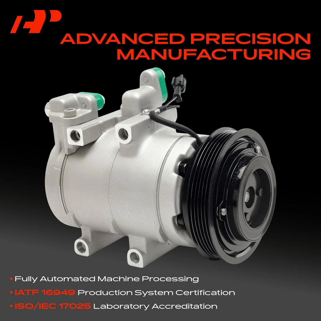 A/C Compressor with Clutch for Hyundai Sonata, Kia Optima (1999–2005)