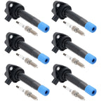 Pack of 6 Ignition Coils + Spark Plugs for Acura RDX ZDX Honda Pilot V6 UF624