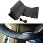 15" PU Leather Steering Wheel Cover for Universal Fit (DIY)
